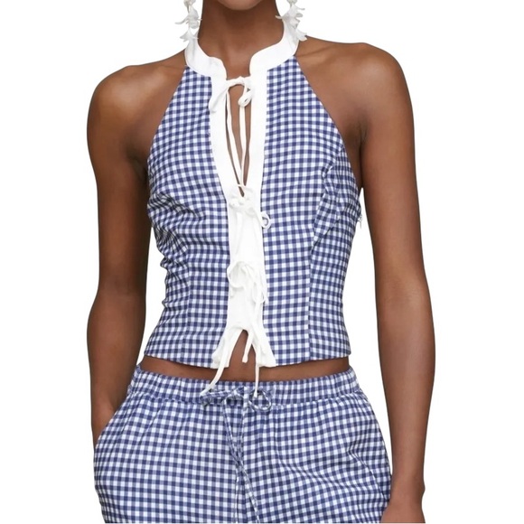 Gingham Halter Top
Avec Les Filles Size L - Picture 3 of 7
